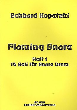 Eckhard Kopetzki Notenblätter Flaming Snare Band 1 - 16 Soli