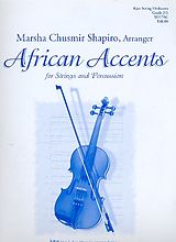  Notenblätter African Accents for Strings and Percussion