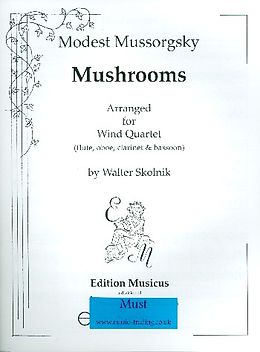 Modest Mussorgski Notenblätter Mushrooms