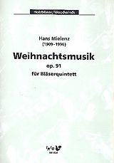 Hans Mielenz Notenblätter Weihnachtsmusik op.91