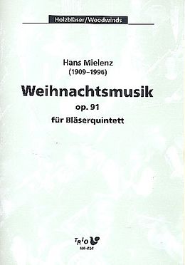 Hans Mielenz Notenblätter Weihnachtsmusik op.91