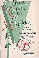  Notenblätter Christmas Carols from many Countries
