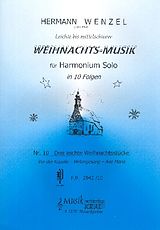 Hermann Wenzel Notenblätter 3 leichte Weihnachtsstücke