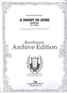 Karl Lawrence King Notenblätter Night in June Serenade for flute