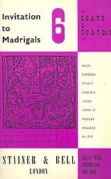  Notenblätter Invitation to Madrigals vol.6