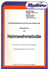 Wolfgang Andreas Lindner jr. Notenblätter Heimwehmelodie für 2 Trompeten