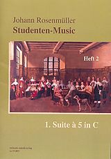 Johann Rosenmüller Notenblätter Studenten-Music Band 2 (Nr.8-15)