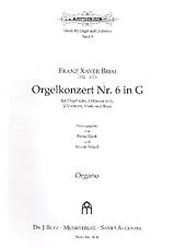 Franz Xaver Brixi Notenblätter Konzert G-Dur Nr.6