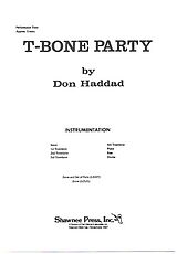 Don Haddad Notenblätter T-Bone Party for 4 trombones