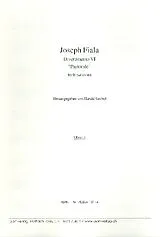 Joseph Fiala Notenblätter Divertimento Nr.6 (Pastorale)