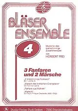  Notenblätter 3 Fanfaren und 2 Märsche für 3-stimmiges