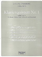 Louise Farrenc Notenblätter Quintett a-Moll Nr.1 op.30