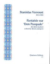 Stanislas Verroust Notenblätter Fantasie über Don Pasquale von Donizetti