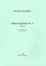 Enrique Granados Notenblätter Danza Espanola no.3 für 3 Gitarren