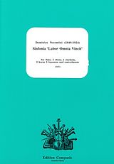 Domenico Nocentini Notenblätter Sinfonia Labor omnia vincit für Flöte, 2 Oboen