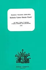 Domenico Nocentini Notenblätter Sinfonia Labor omnia vincit für Flöte, 2 Oboen