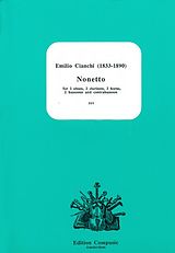 Emilio Cianchi Notenblätter Nonetto für 2 Oboen, 2 Klarinetten