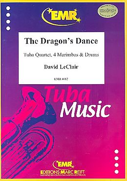 David Leclair Notenblätter The Dragons Dance für 4 Marimbaphone