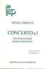 Michel Corrette Notenblätter Concerto no.1 op.26 pour clavecin ou orgue