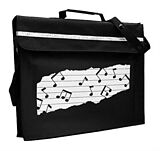  Instrumente+Zubehör Music Bag Primo Musical Notes Black