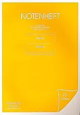  Instrumente+Zubehör Notenheft Din A4 12 Systeme mit Lineatur