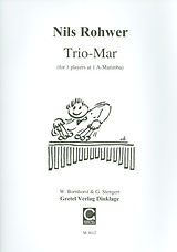 Nils Rohwer Notenblätter Trio-Mar für A-Marimbaphon