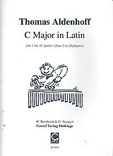 Thomas Aldenhoff Notenblätter C Major in Latin für 5-10 Percussionisten