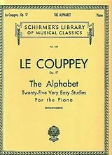 Felix le Couppey Notenblätter The Alphabet 25 very easy studies for the piano