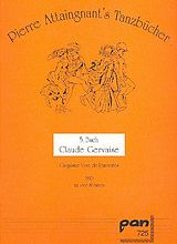 Claude Gervaise Notenblätter Cinquisme Livre de Danceries