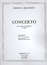 Darius Milhaud Notenblätter Concerto pour marimba (et vibraphon)