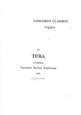 Richard Zettler Notenblätter Concerto classico op.141 für Tuba