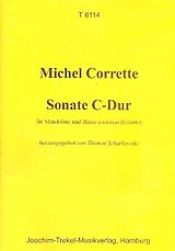 Michel Corrette Notenblätter Sonate C-Dur für Mandoline und Bc (Gitarre)