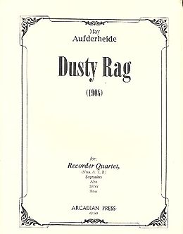 May Aufderheide Notenblätter The Richmond Rag for 4 recorders