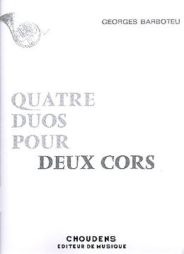 Georges Barboteu Notenblätter 4 Duos