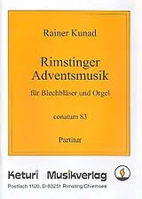 Rainer Kunad Notenblätter Rimstinger Adventsmusik für