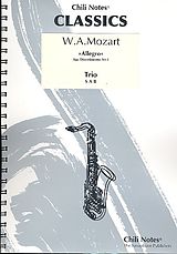 Wolfgang Amadeus Mozart Notenblätter Allegro aus dem Divertimento Nr.1