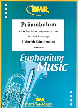 Heinrich Scheidemann Notenblätter Präambulum for 4 euphoniums