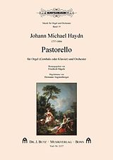 Johann Michael Haydn Notenblätter Pastorello