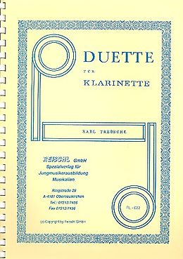 Karl Trebsche Notenblätter Duette für 2 Klarinetten