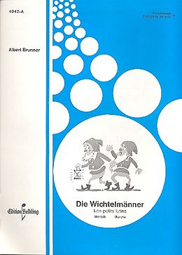 Albert Brunner Notenblätter Die Wichtelmänner für 1-2 Akkordeons