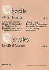  Notenblätter Choräle alter Meister Band 4