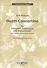 Rolf Wilhelm Notenblätter Duett-Concertino für Trompete, Euphonium