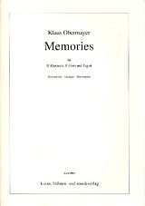 Klaus Obermayer Notenblätter Memories