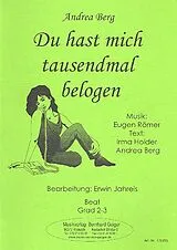 Eugen Römer Notenblätter Du hast mich tausendmal belogen