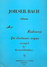 Johann Sebastian Bach Notenblätter 2 Pieces for electronic organ