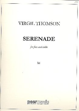 Virgil Thomson Notenblätter Serenade