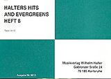 Notenblätter Halters Hits and Evergreens Band 8
