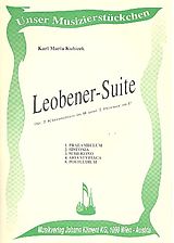 Werner Rizzi Notenblätter Leobener-Suite für 2 Klarinetten
