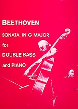 Ludwig van Beethoven Notenblätter Sonate G-Dur op.17 für Kontrabass