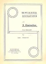 Wolfgang Amadeus Mozart Notenblätter Wiener Sonatine Nr.3 für 3 Klarinetten